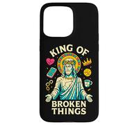 Jesus King of Broken Things Christian Healing Inspirational Case for iPhone 15 Pro Max