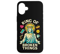 Jesus King of Broken Things Christian Healing Inspirational Case for iPhone 16 Plus