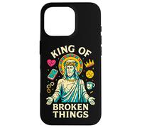 Jesus King of Broken Things Christian Healing Inspirational Case for iPhone 16 Pro