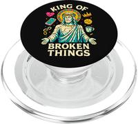 Jesus King of Broken Things Christian Healing Inspirational PopSockets PopGrip for MagSafe