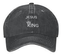 Jesus King Unisex Dad Caps Do Old Sports Hat Low Profile Denim Cap Plain Hats for Summer Running Golf