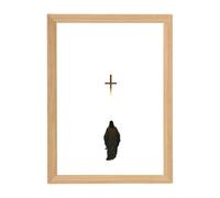 Jesus Lamp Decoration - Christian Wall Lamp, 4D LED Light Frame Jesus Christ, Holy Easter | Inspirational Religious Painting Wall Art Decoration for Home, Living Room, Bedroom