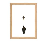 Jesus Lamp - Light Up Christian Painting, Religious Décor | Inspirational Wall Art for Bedroom, Church, Easter, Christmas, Birthday, Home, Faith Themed Illumination, Spiritual Room Lighting Accent