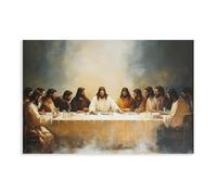 Jesus Last Supper Canvas Print Bible Print, Disciples, Jesus Twelve Disciples Christian Wall Decor, Christmas Holy Week Gift Hand of God Canvas Paintings Posters For Wall Art (10)