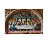 Jesus Last Supper Canvas Print Bible Print, Disciples, Jesus Twelve Disciples Christian Wall Decor, Christmas Holy Week Gift Hand of God Canvas Paintings Posters For Wall Art (51)