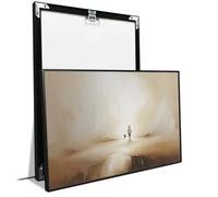 Jesus Leaves The 99 Parable of The Lost Sheep Good Shepherd Watercolor Painting Religious Gifts LDS Home Decor - Indoor Home Decor for Living Room Bedroom Church Wall Decorations horizontal- Framed