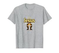 Jesus: Light in The Darkness - Life is Scary Without Jesus T-Shirt, Men, Heather Grey, XL