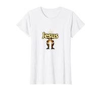 Jesus: Light in The Darkness - Life is Scary Without Jesus T-Shirt, Women, White, S