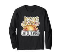 Jesus Light of The World Long Sleeve T-Shirt
