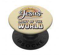 Jesus Light of the World PopSockets Adhesive PopGrip