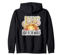 Jesus Light of the World Zip Hoodie