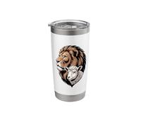 Jesus Lion Lamb Christian Lover Stainless Steel Insulated Tumbler
