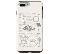 Jesus Lives Christian Faith Spiritual Bible Verse Case for iPhone 7 Plus/8 Plus