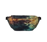 Jesus Looking Up Fanny Pack for Women Man,Religious Christ Church Waist Belt Bag Crossbody for Sports Travel Hiking Running Jogging