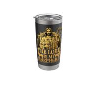 Jesus Lord is My Shepherd Need Constant Supervision Vintage Stainless Steel Insulated Tumbler