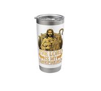 Jesus Lord is My Shepherd Need Constant Supervision Vintage Stainless Steel Insulated Tumbler