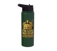 Jesus Lord is My Shepherd Need Constant Supervision Vintage Stainless Steel Insulated Water Bottle