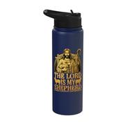 Jesus Lord is My Shepherd Need Constant Supervision Vintage Stainless Steel Insulated Water Bottle