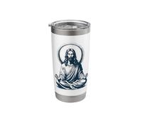 Jesus Lord Meditating, Buddhist, Monk, Meditation Stainless Steel Insulated Tumbler