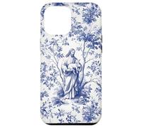 Jesus Lost Lamb Blue Toile Christian Faith Vintage Coquette Case for iPhone 12 Pro Max