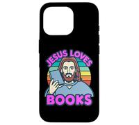 Jesus Loves Books Reading Novel Stories Reader Bible Writer Case for iPhone 16 Pro