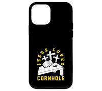 Jesus Loves Cornhole Player Design Case for iPhone 12 mini