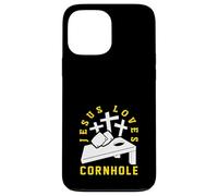 Jesus Loves Cornhole Player Design Case for iPhone 13 Pro Max