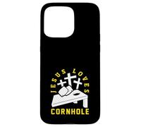 Jesus Loves Cornhole Player Design Case for iPhone 15 Pro Max