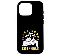 Jesus Loves Cornhole Player Design Case for iPhone 16 Pro