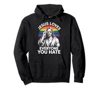 Jesus Loves Everyone You Hate Pullover Hoodie