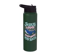 Jesus Loves Everyone You Hate Stainless Steel Insulated Water Bottle