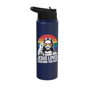 Jesus Loves Everyone You Hate Stainless Steel Insulated Water Bottle