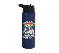 Jesus Loves Everyone You Hate Stainless Steel Insulated Water Bottle