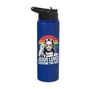 Jesus Loves Everyone You Hate Stainless Steel Insulated Water Bottle