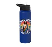 Jesus Loves Everyone You Hate Stainless Steel Insulated Water Bottle