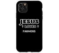 Jesus Loves Farmers Christian Ethical Business Owners Case for iPhone 11 Pro Max
