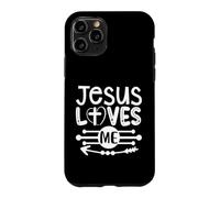 Jesus Loves Me Christian Hand Lettered Faith Case for iPhone 11 Pro