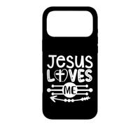 Jesus Loves Me Christian Hand Lettered Faith Case for iPhone 17 Pro Max