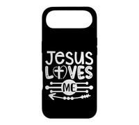 Jesus Loves Me Christian Hand Lettered Faith Case for iPhone Air