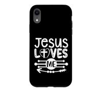 Jesus Loves Me Christian Hand Lettered Faith Case for iPhone XR