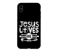 Jesus Loves Me Christian Hand Lettered Faith Case for iPhone XS Max