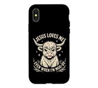 Jesus Loves Me Even When I'm Moody Case for iPhone X/XS