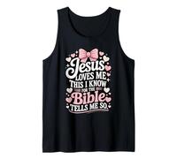 Jesus Loves Me This I Know Bible Verse Christian Tank Top