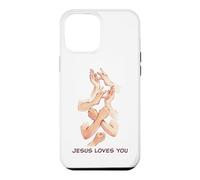 Jesus Loves You - American Sign Language Watercolor Case for iPhone 12 Pro Max