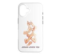 Jesus Loves You - American Sign Language Watercolor Case for iPhone 16