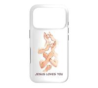 Jesus Loves You - American Sign Language Watercolor Case for iPhone 17 Pro