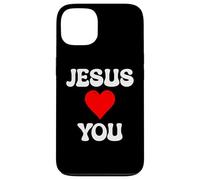 Jesus Loves You Bold Retro Faith Design Case for iPhone 13