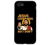 Jesus Loves You But I Don’t Funny Sarcastic Christian Humor Case for iPhone SE (2020) / 7/8