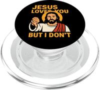 Jesus Loves You But I Don’t Funny Sarcastic Christian Humor PopSockets PopGrip for MagSafe