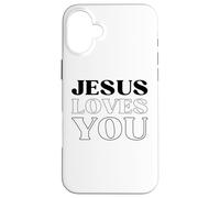 Jesus Loves You Case for iPhone 16 Plus